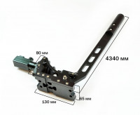 Ручной тормоз гидравлический RRP style с цилиндром (черный)