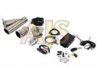 Заглушка выхлопная вакуумная Y-пайп с пультом 63мм