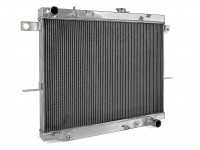 Радиатор алюминиевый Toyota Land Cruiser 100 2UZ 50mm AT AJS (серый)