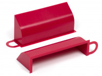 Воздухозаборники диффузоры подкапотные BMW E90 E91 E93 325i 325x 335i 335xi N54 (красный)