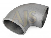Отвод алюминиевый приварной 90гр 51мм