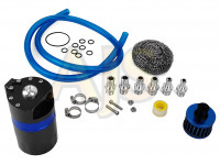 Маслосборник разборный с сеткой и фильтром 0.25л (черный)