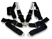 Ремни BRIDE 4 точки черные