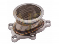 Адаптер v-band 63мм - Subaru фланец 5 болтов с хомутами