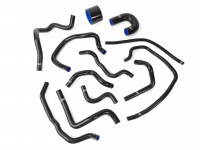 Патрубки системы охлаждения Subaru Forester SG5 SG9 турбо малый набор (черный)