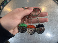 Брелок тормозной диск с суппортом (черный)