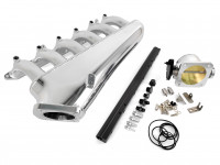 Коллектор впускной фрезерованный BMW M50 c дросселем 90мм и топливной рейкой