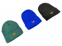 AJS Шапка с подворотом (зеленый)