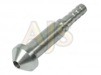 Ножка фитинга под обжим длиная 33, 3 мм под шланг тефлон AN3