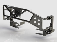 Калитка под запаску BMS ALFA для Toyota Land Cruiser Prado 150 2018-2024