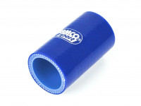 Патрубок силиконовый 0 градусов 25 мм (синий)
