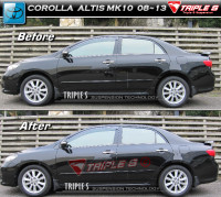 Triple S пружины под занижение Toyota Altis MK10