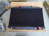 Радиатор алюминиевый Toyota Soarer 50мм V8 1UZ AT AJS (серый)