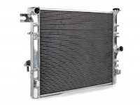 Радиатор алюминиевый JEEP WRANGLER JK 3.6L 07-18 40mm AT AJS (серый)