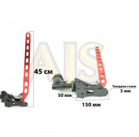 Ручной тормоз гидравлический вертикальный GodSpeed style (серебро)